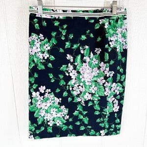 NEW Talbots Floral Print Skirt